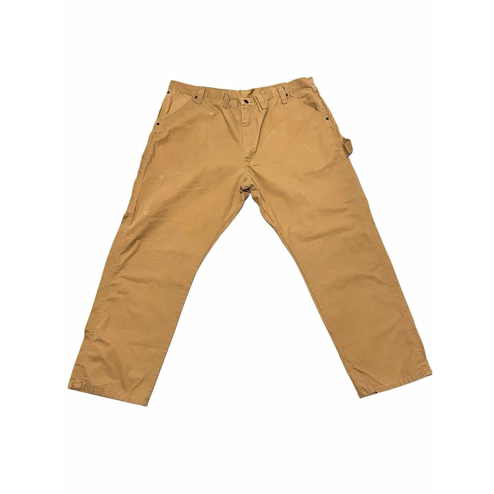 Wrangler Riggs Men's Beige Cotton Carpenter Workwear Pants Straight Fit 44W